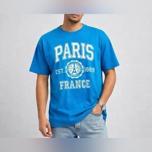 Paris, France. Vintage t-shirt. Unisex Adult size L. GUC